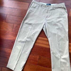 Ralph Lauren men's cuffed khaki pants 38x (33-34) inseam, cuffed